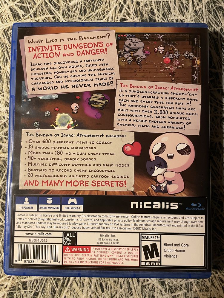 The Binding of Isaac Afterbirth+ PS4/PS5