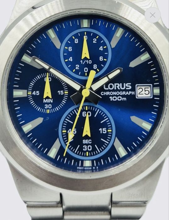 Zegarek męski LORUS Chronograf - 100m do NURKOWANIA - Japan - SEIKO