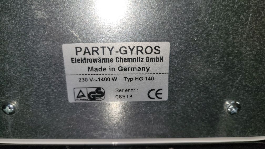 Urządzenie party gyros grill kebeb