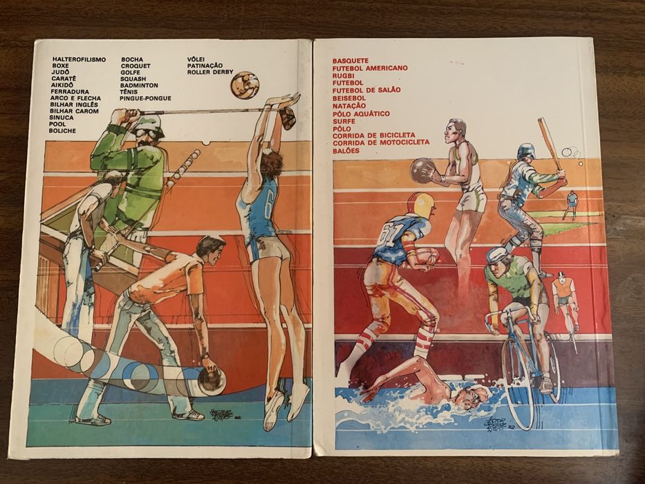 Livros de vários desportos