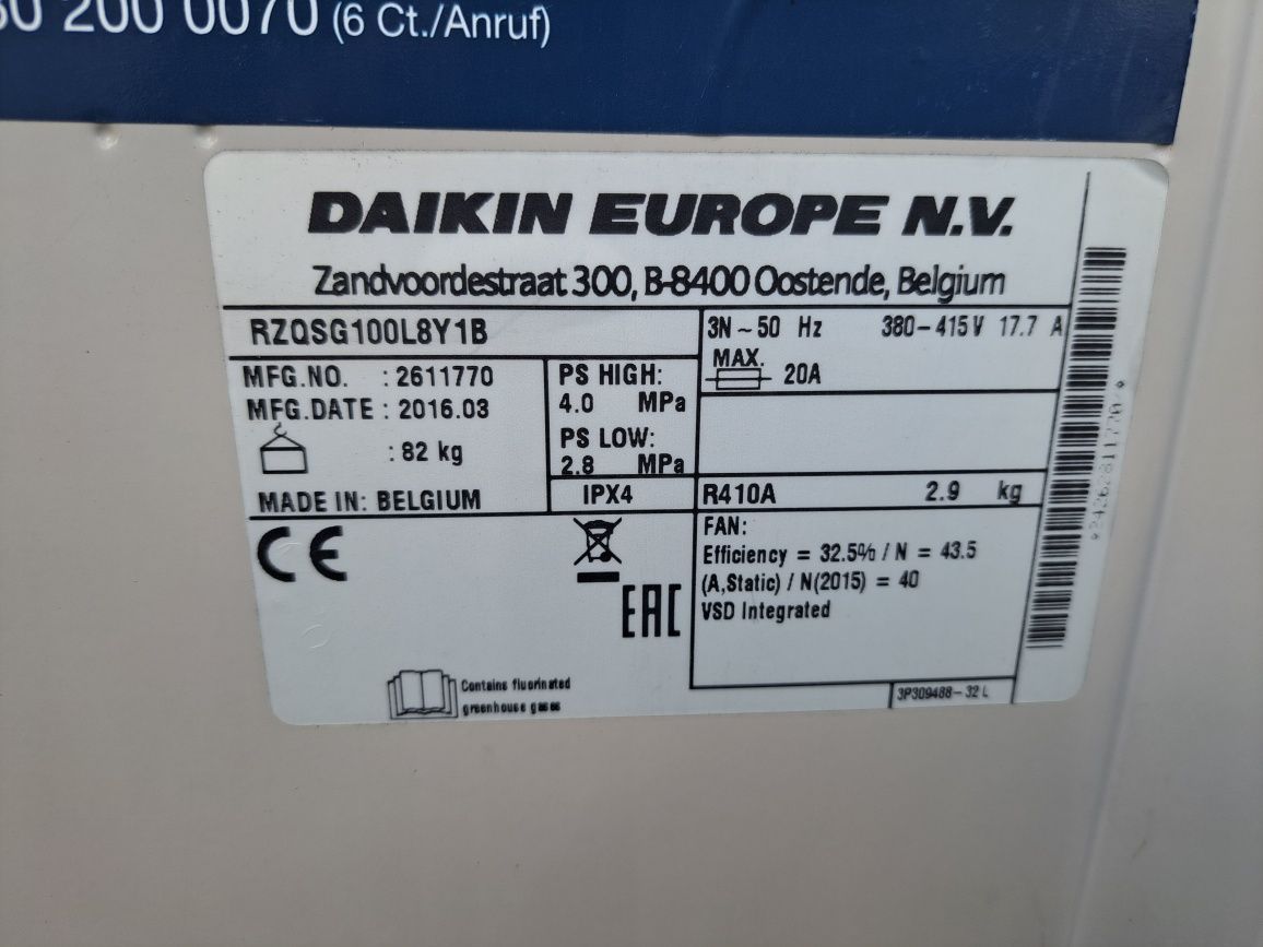 Klimatyzator Daikin 10 KW