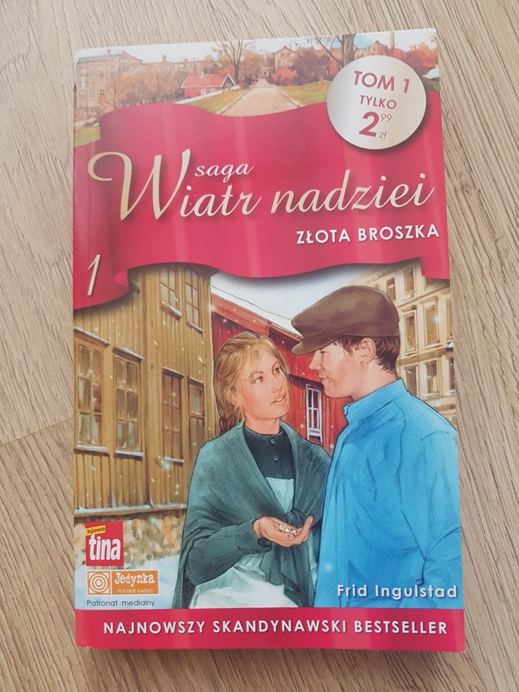 Saga Wiatr Nadziei Złota Broszka tom 1 Frid Ingulstand książka