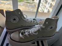 tenis All star converse em lona verde suave