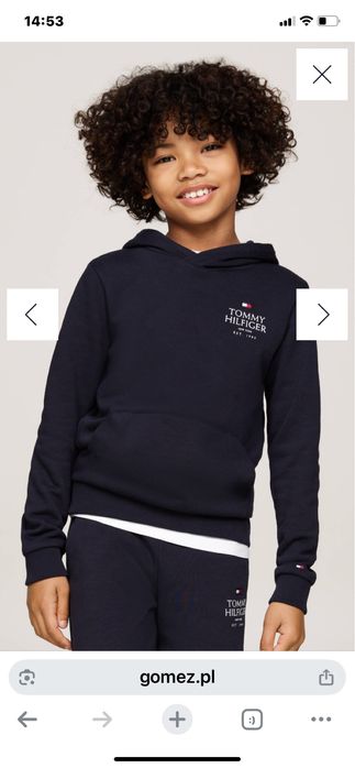 bluza z kapturem Tommy Hilfiger 164 jak nowa