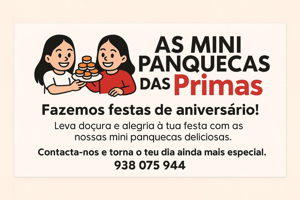 As Minis Panquecas das Primas