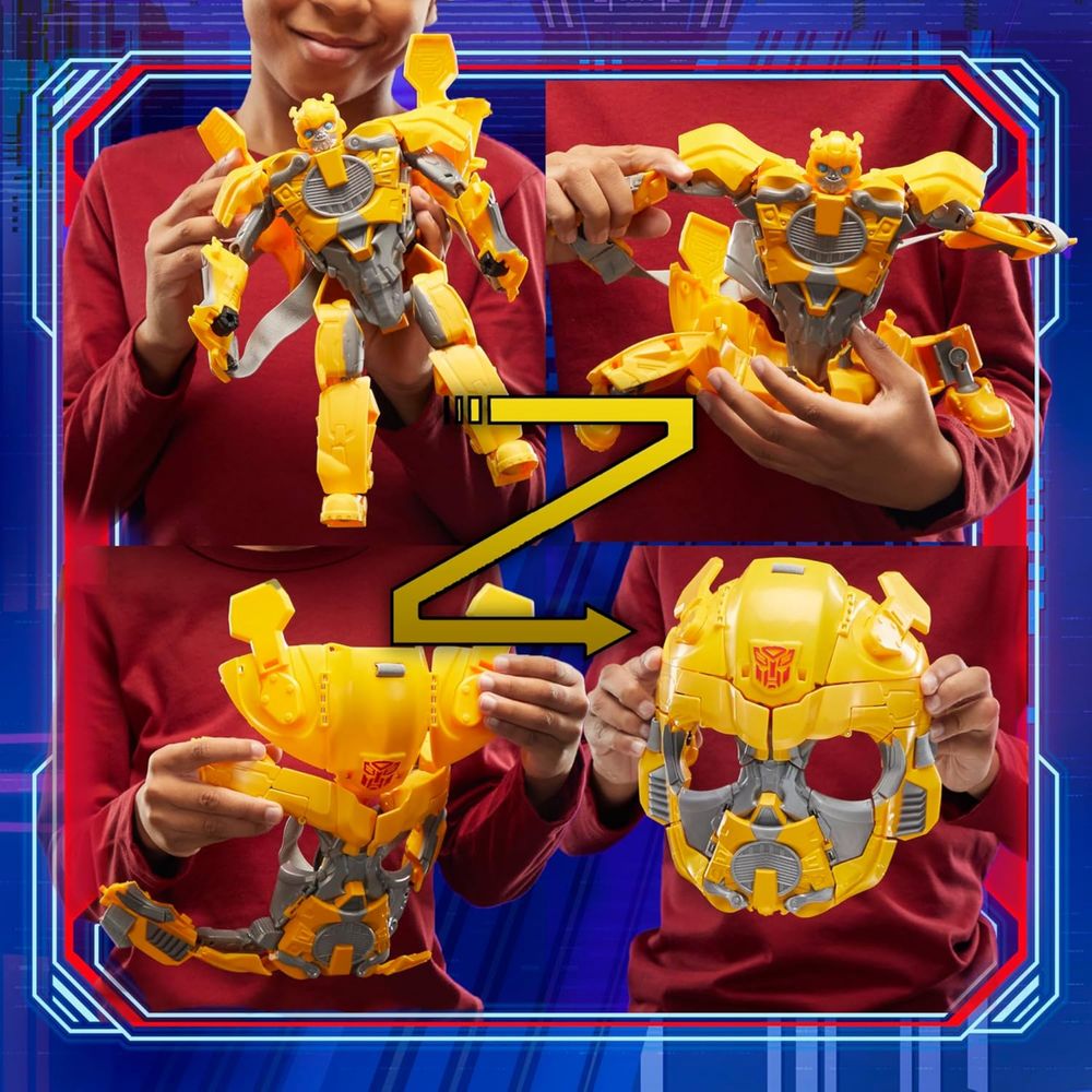 Transformers One 2 in 1 Bumblebee маска трансформер Бамблбі