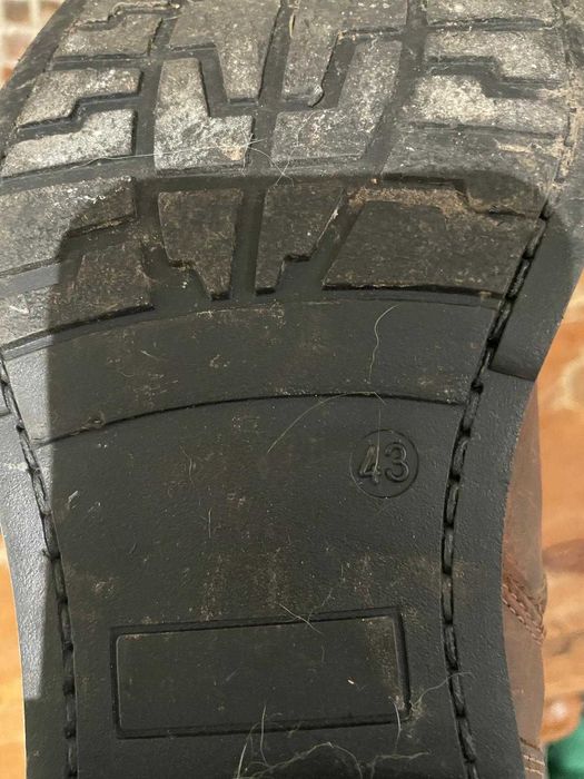 Męskie buty motocyklowe kowbojki skóra naturalna vintage rozmiar 43