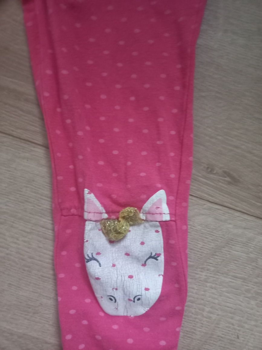 Legginsy, spodnie dla dziewczynki 110