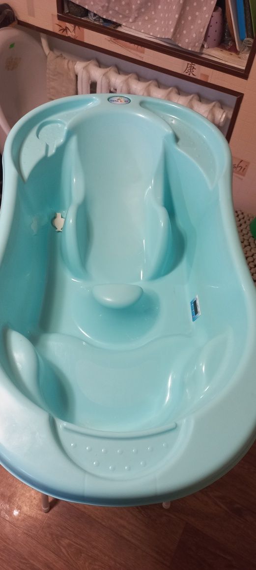 Ванночка для немовлят tega baby + підставка під неї