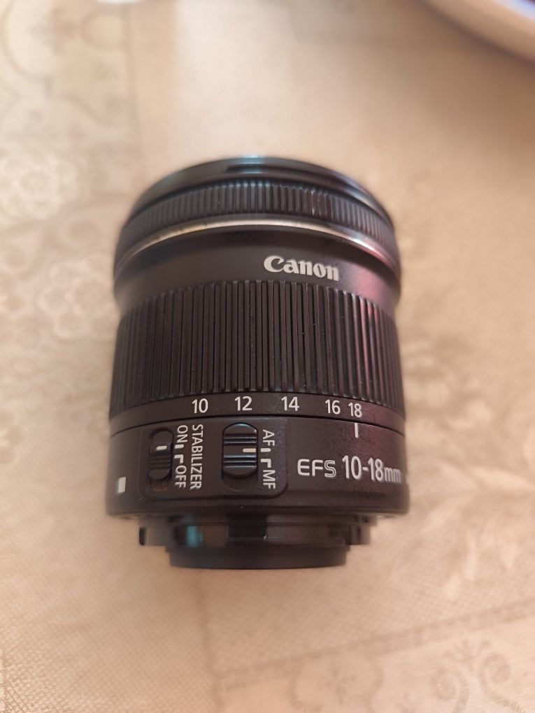 Lente Canon EFS 10-18mm