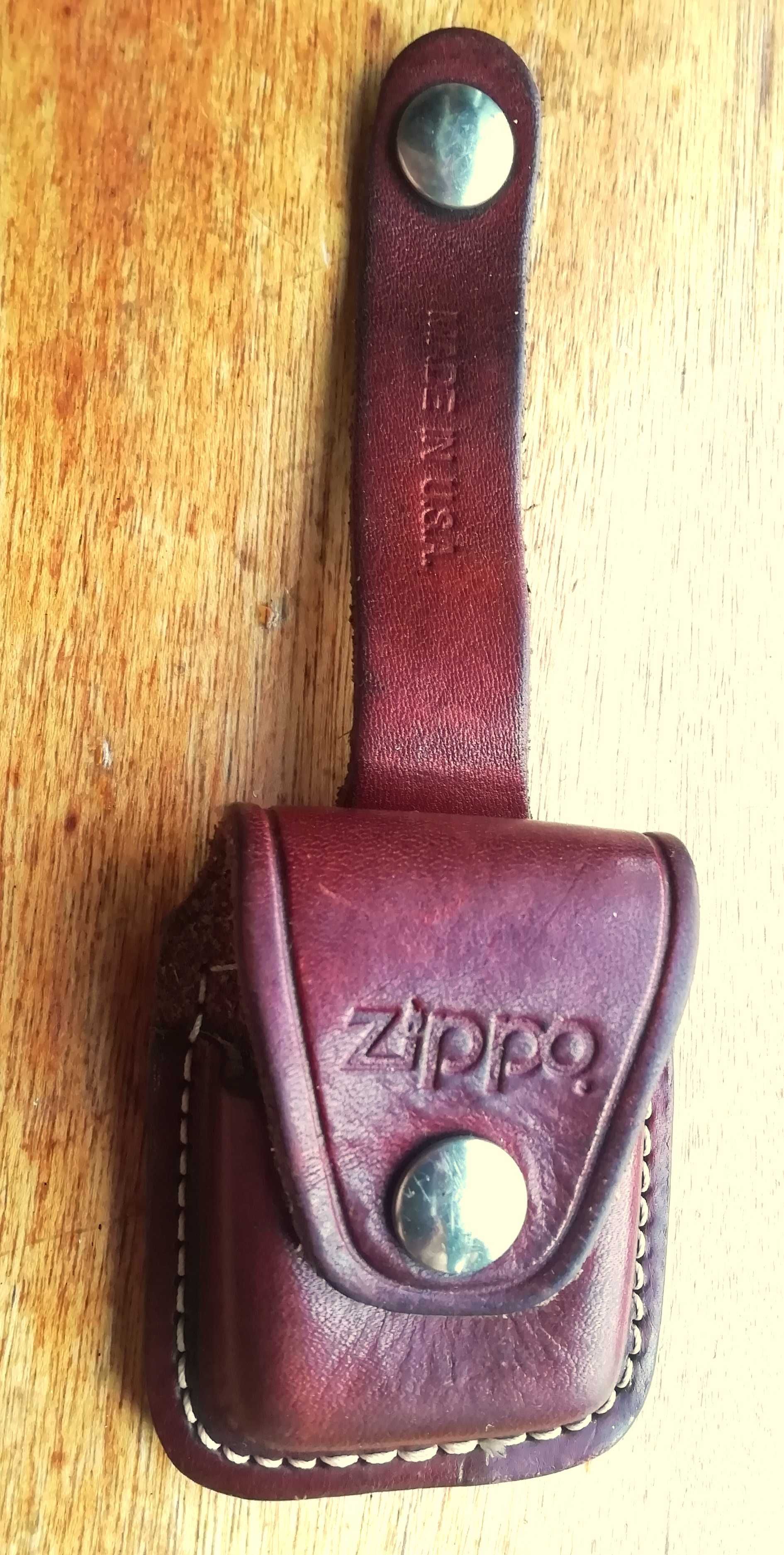 Capa ou bolsa de couro porta isqueiro Zippo original