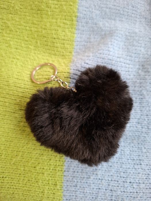 Chaveiro / Porta-chaves Coração de Pêlo