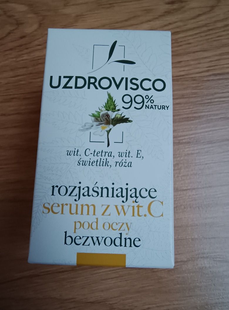 Uzdrovisco serum rozjaśniające bezwodne pod oczy NOWE