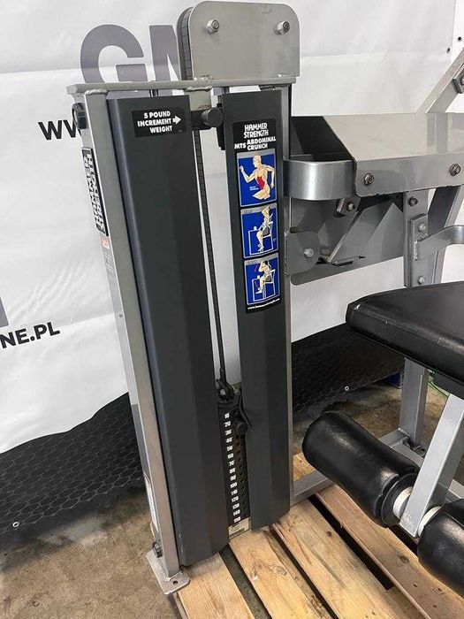 Hammer strength MTS ABDOMINAL CRUNCH maszyna na brzuch. GWARANCJA
