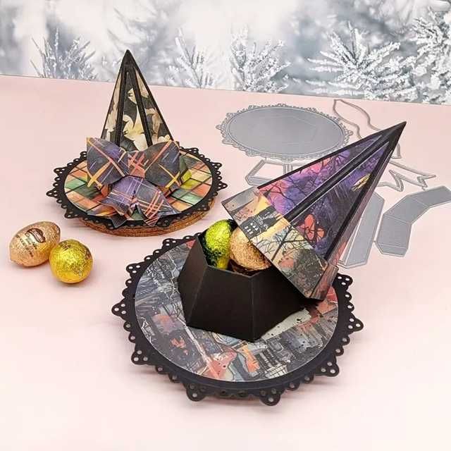 Conjunto de Cortantes Caixa Chapéu de Bruxa
