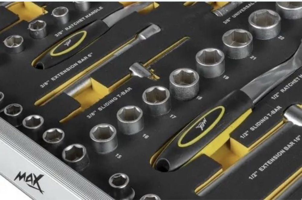 Тележка с инструментом / инструментальный шкаф MAX 156 эл. - 7 ящиков