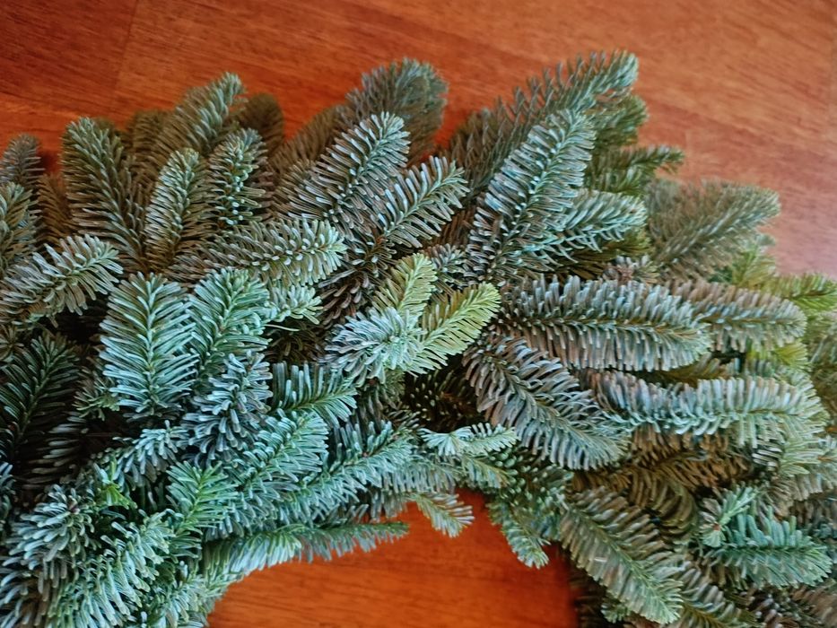 Wieniec stroik świąteczny adwentowy 55cm nobilis