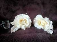 Dwie olbrzymie sztuczne róże
