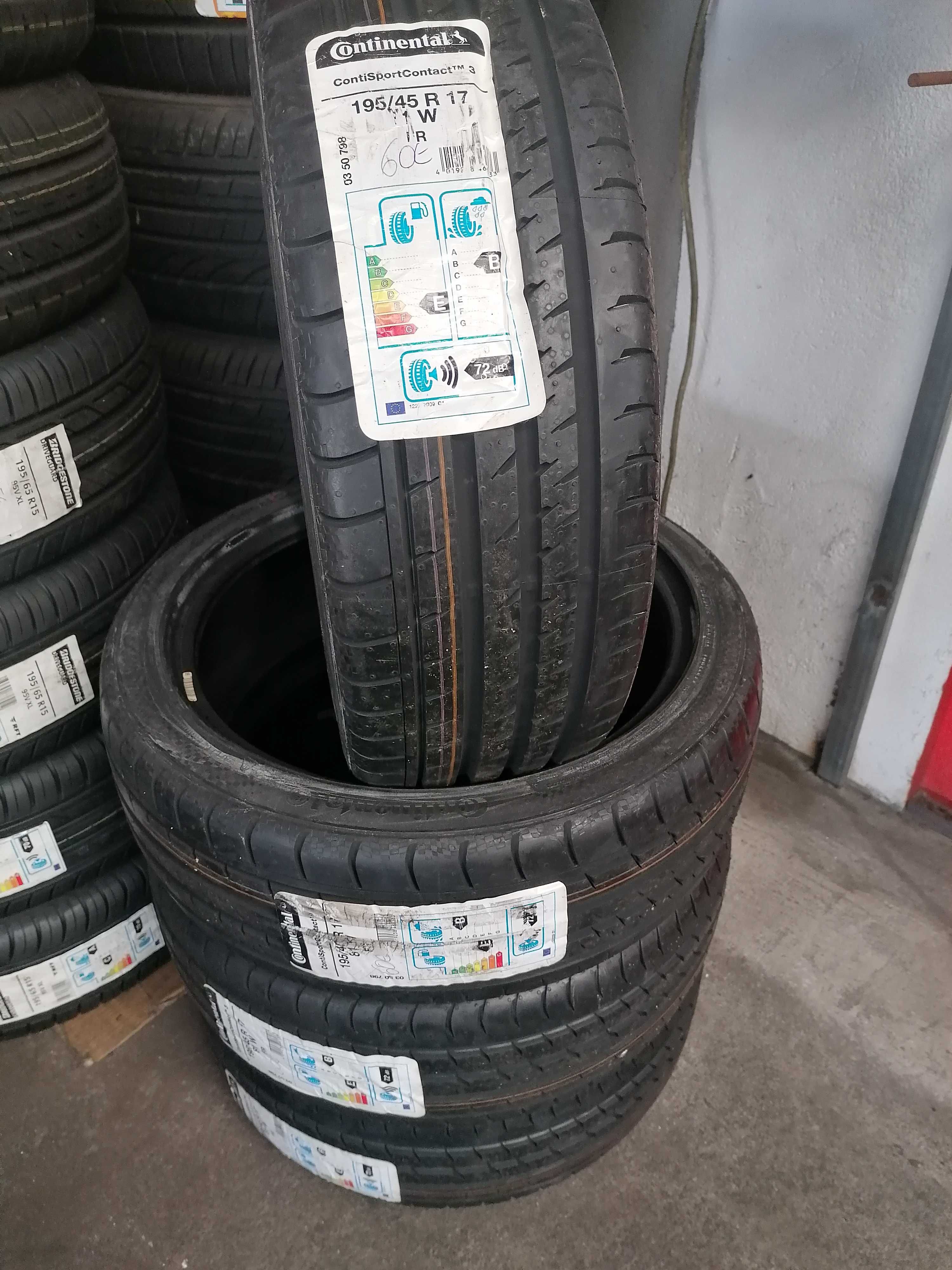 Pneus 195/45R17 Continental  - Novos