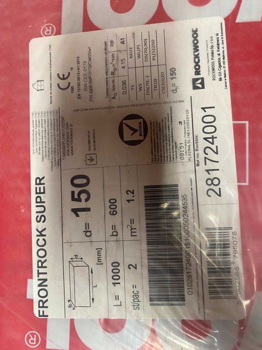 Wełna FRONTROCK SUPER gr. 15 cm