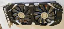 nVidia GeForce GTX1060 MSI 3GB