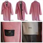 Sobretudo de lã oversize de estilo handmad