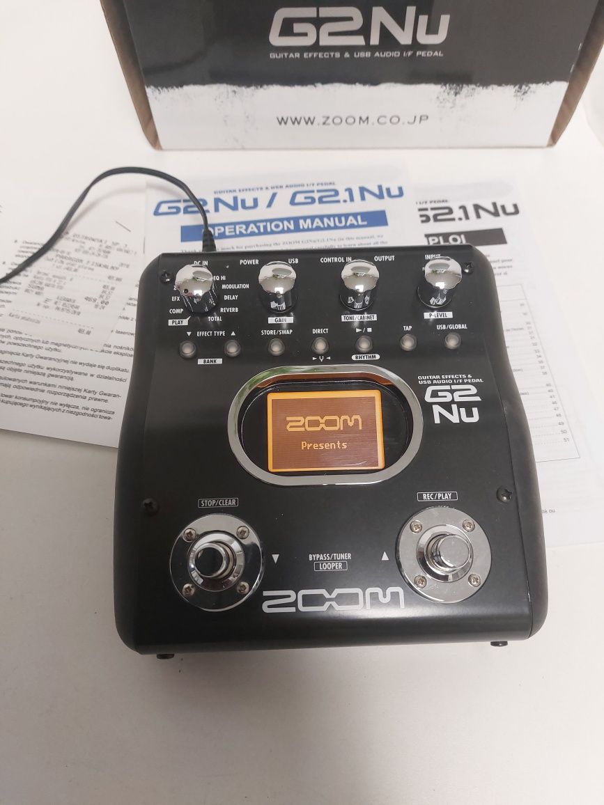 Multiefekt gitarowy zoom G2