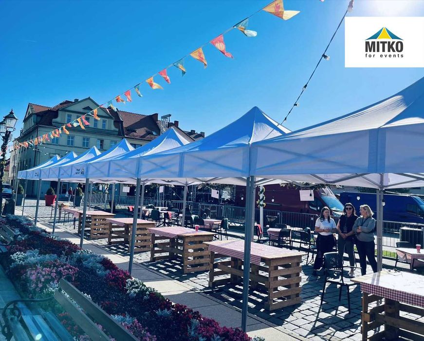 Wynajem namiotów ekspresowych Mitko – rozstaw w 60 sekund!