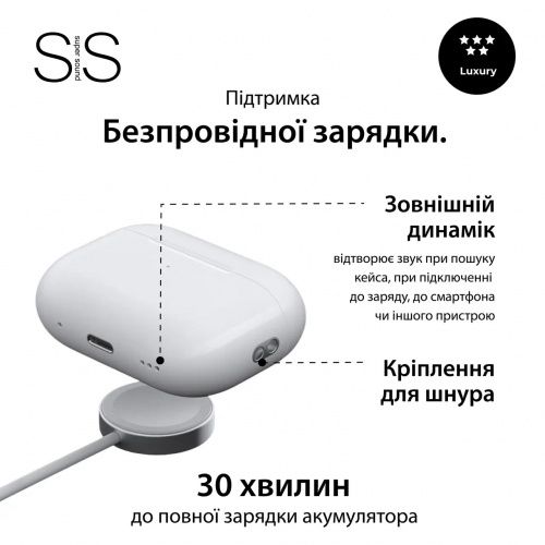 Беспроводные наушники SmartX Pro 2 Luxury вакуумные, шумоподавление