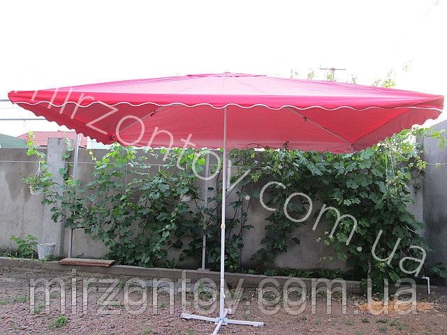 Зонт Торговый 2,5 на 2,5 метра/ Зонты Торговые разных размеров/КК