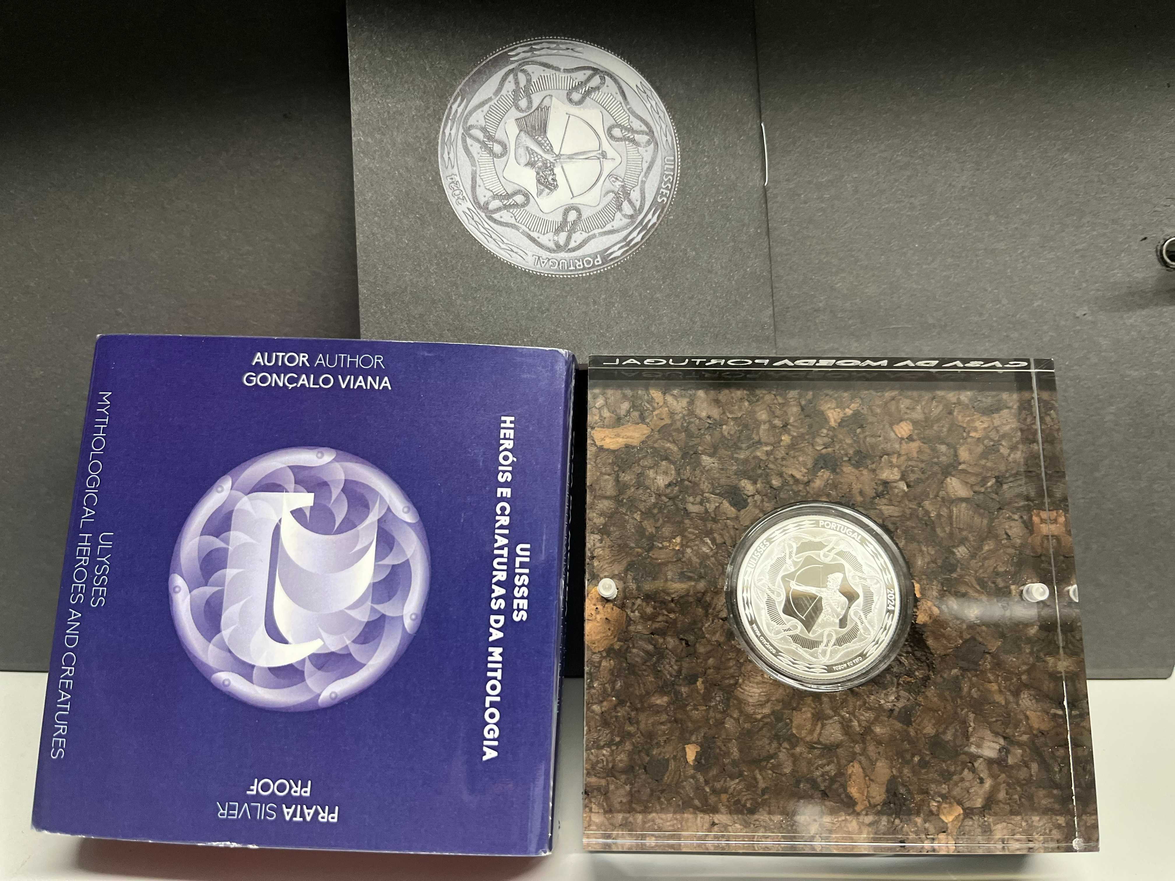 Moeda ULISSES Heróis e Criaturas da Mitologia - Prata Proof