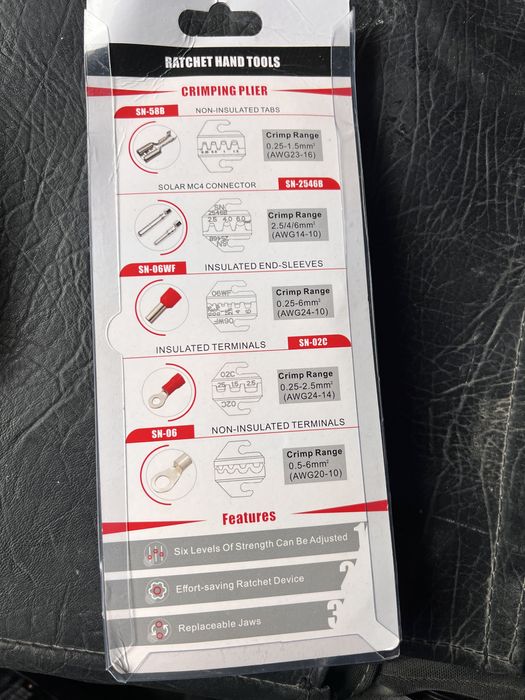 Alicate cravar terminais