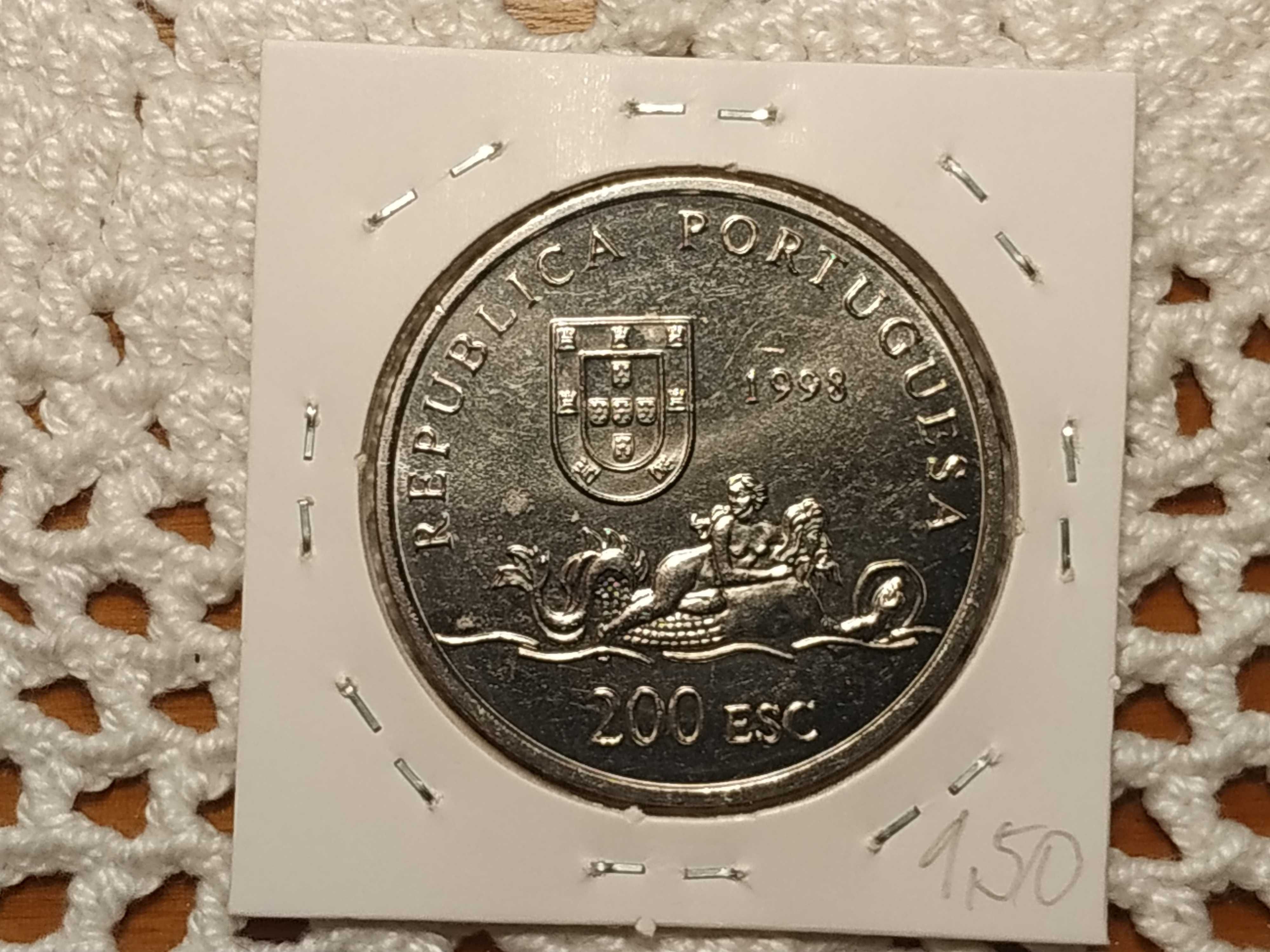 Portugal - moeda de 200 escudos de 1998 Moçambique (2)