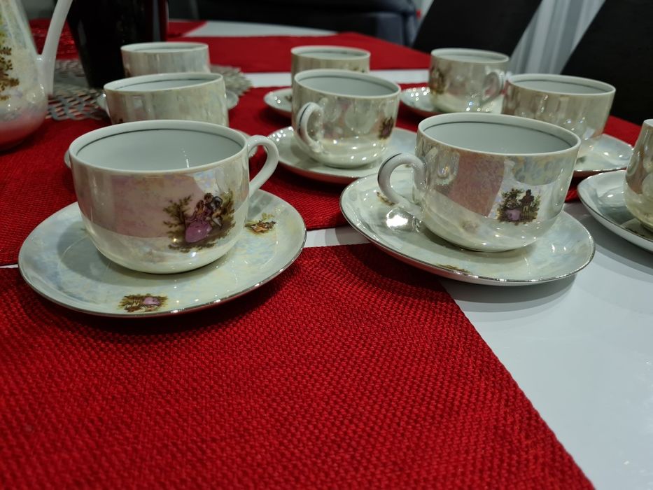 Zestaw kawowy porcelana PRL