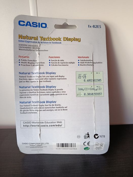 Kalkulator naukowy Casio FX-82ES