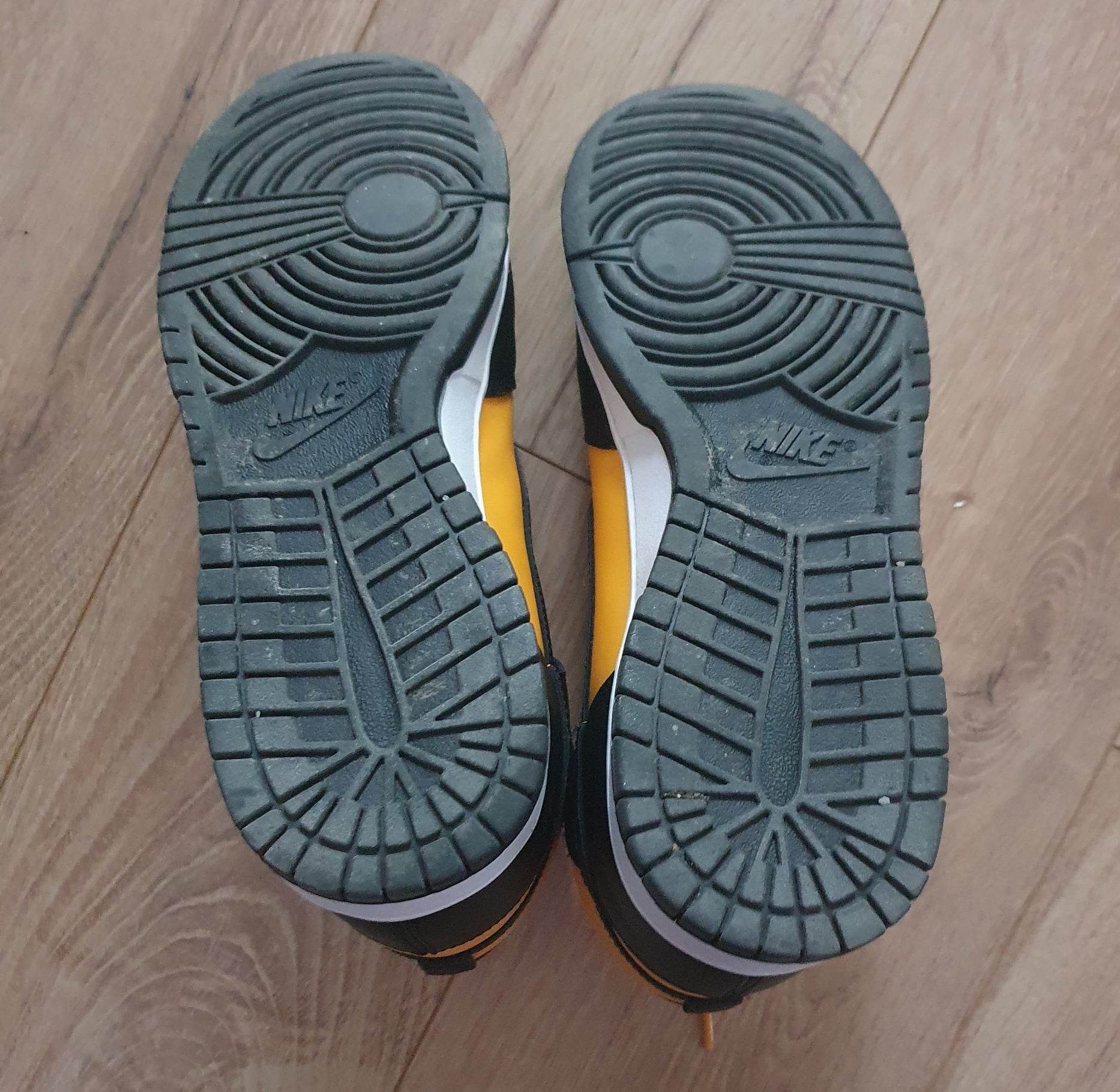 Nike dunk high retro yellow/black
