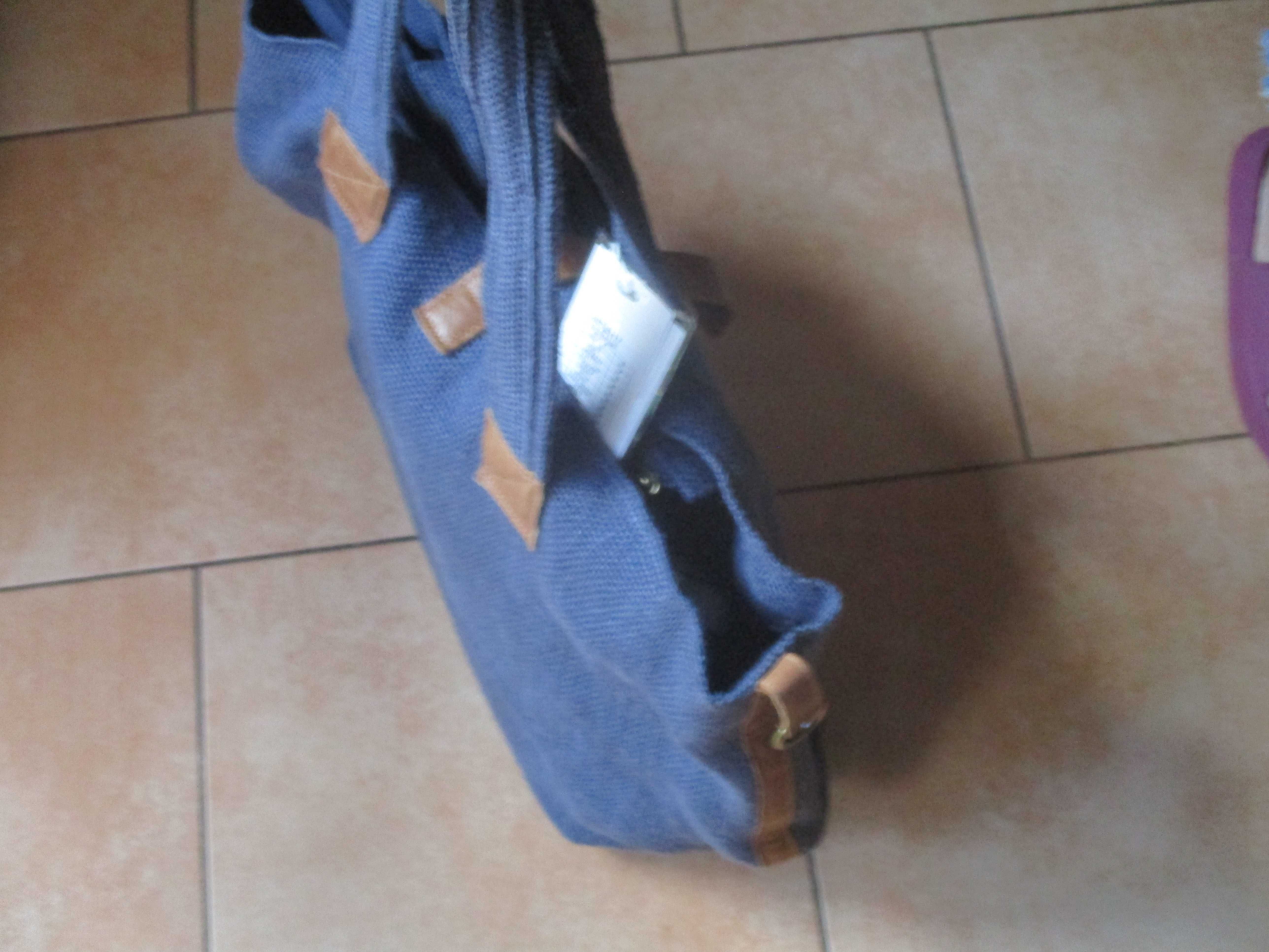 denimowa torba damska