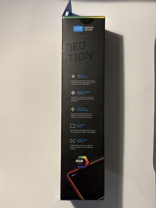 Tapete rato gaming 1Life GMP:SLIDE XL RGB