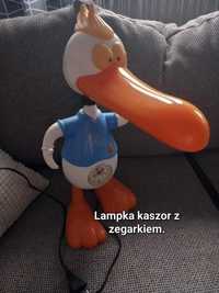 Lampka kaczor z zegarkiem