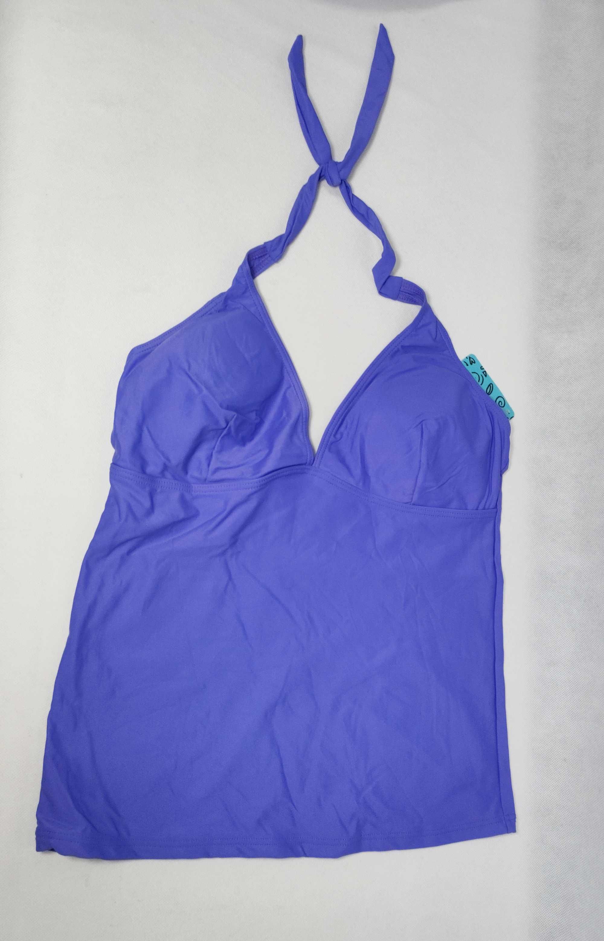 TN0178 Strój kąpielowy dwuczęściowy tankini z koszulką 46/48 XXL