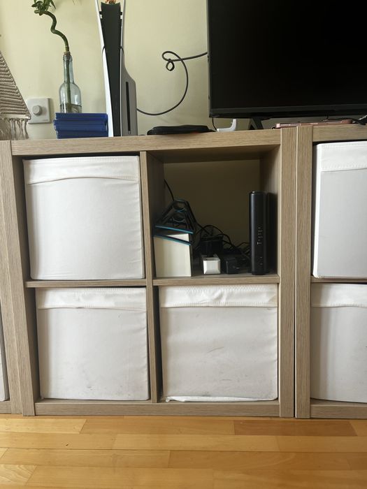 Ikea estante com arrumacao