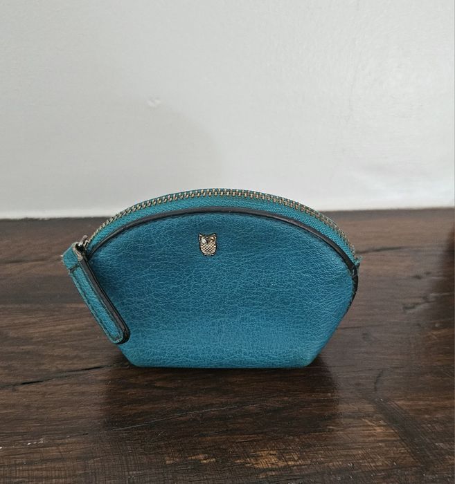 Carteira bolsa pequena em pele