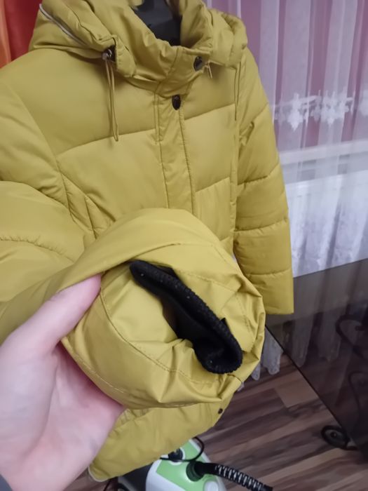 Пуховий плащ.  Куртка