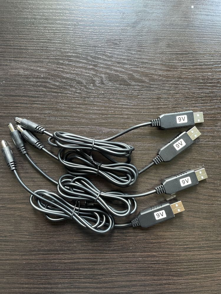 Кабель USB to DC 9v