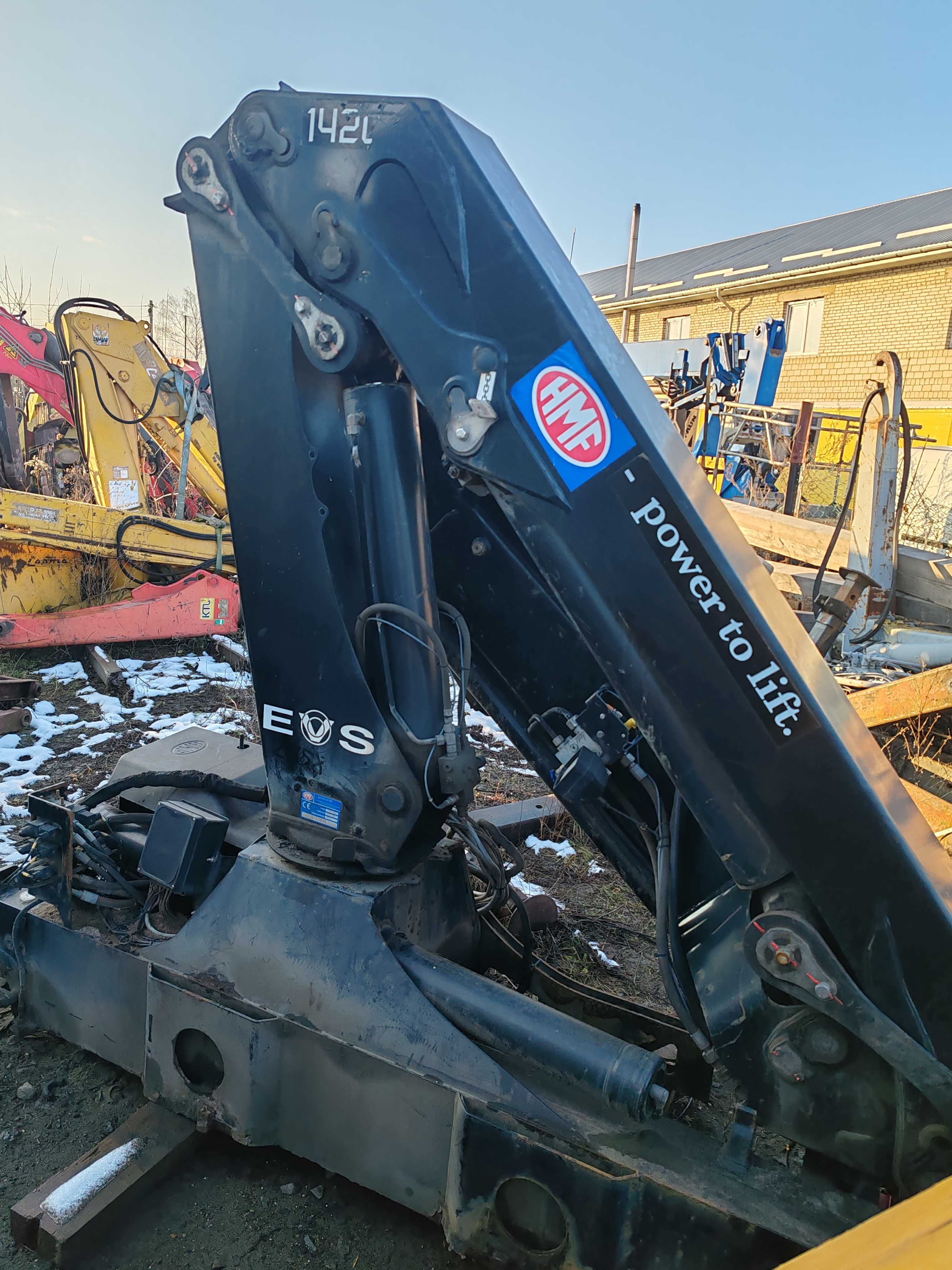 Кран маніпулятор HMF 1420 K2 Palfinger Hiab Fassi Copma Atlas