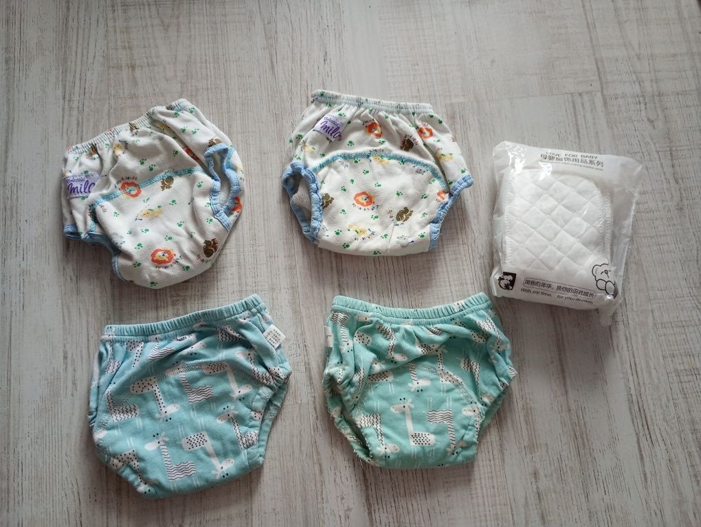 Majtki treningowe 12-14 kg x4 i 10 wkładów