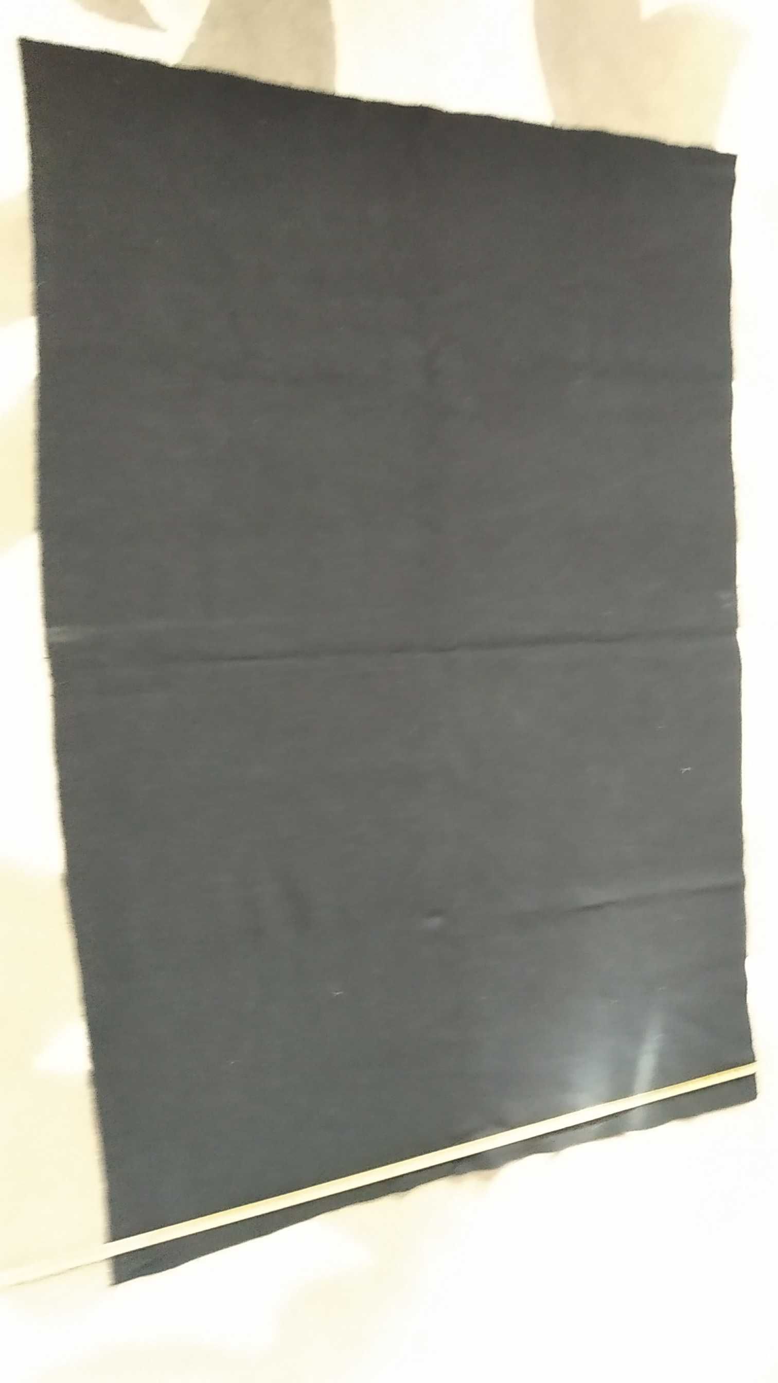 Остаток плотного сукна черного цвета, качество СССР