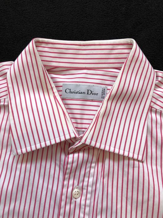 Koszula Christian Dior vintage w paski high end