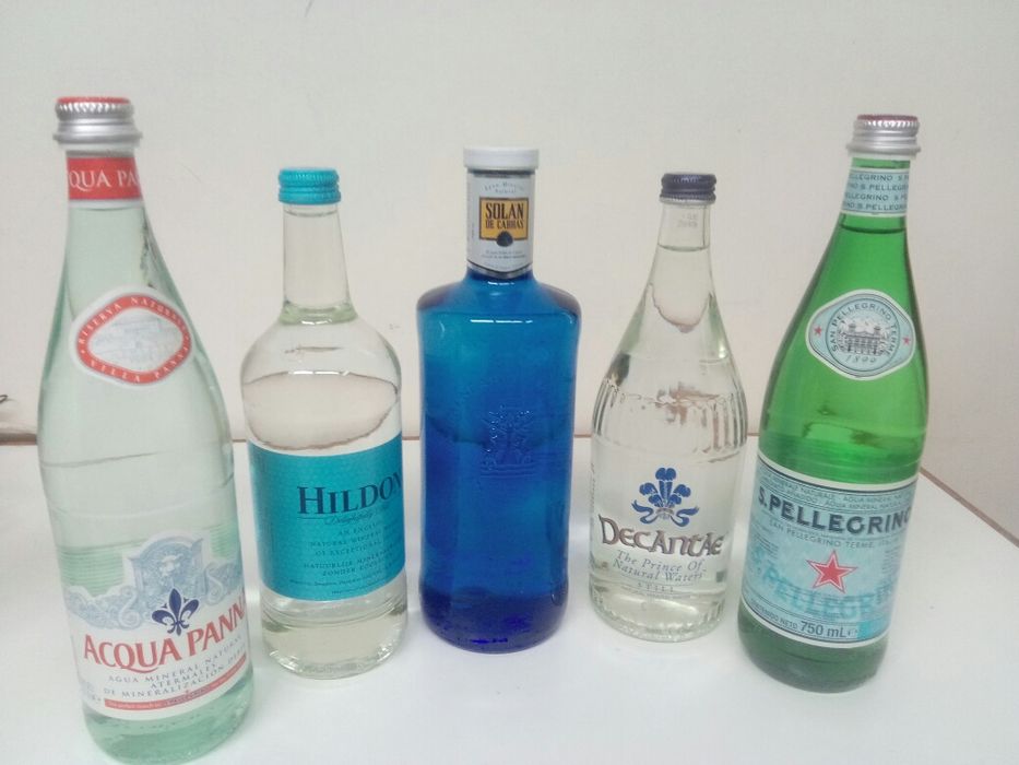 Garrafas de coleção.