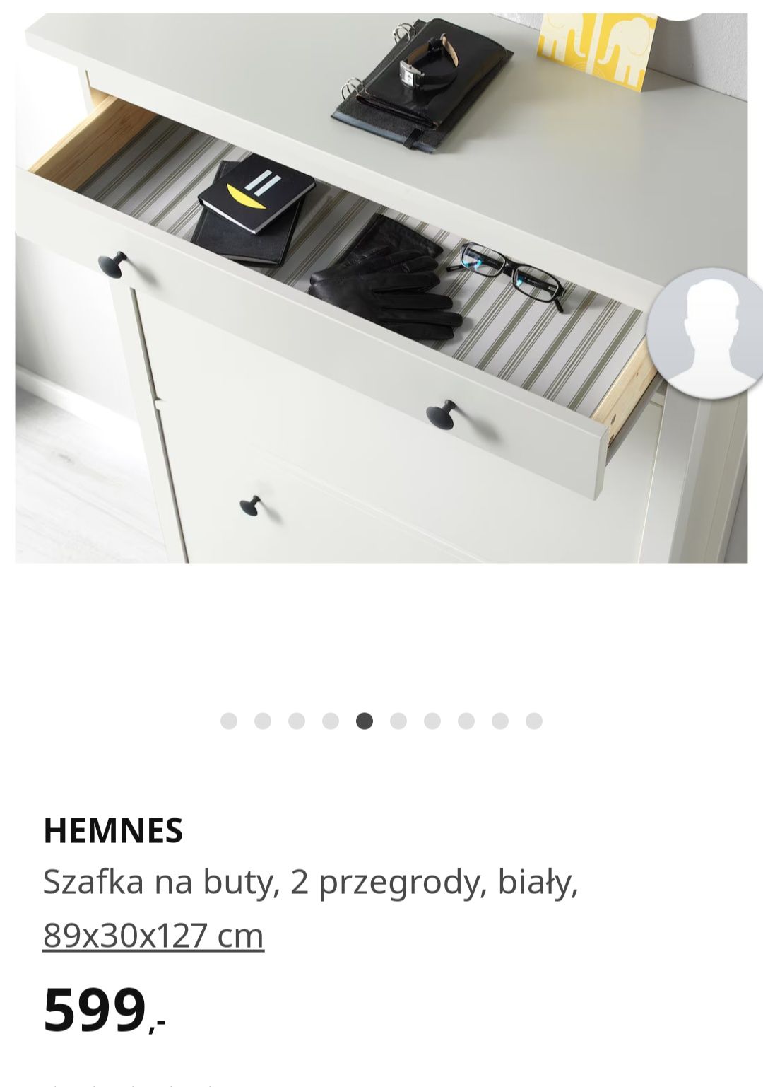 Hemnes szafka na buty